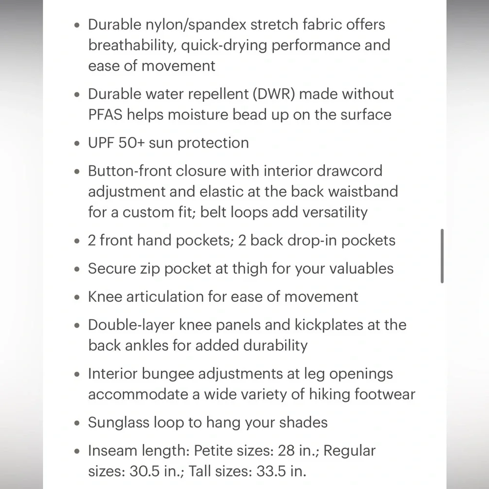 🌲Women’s REI Black Trailmade Hiking Pants 🌲 - Picture 7 of 7